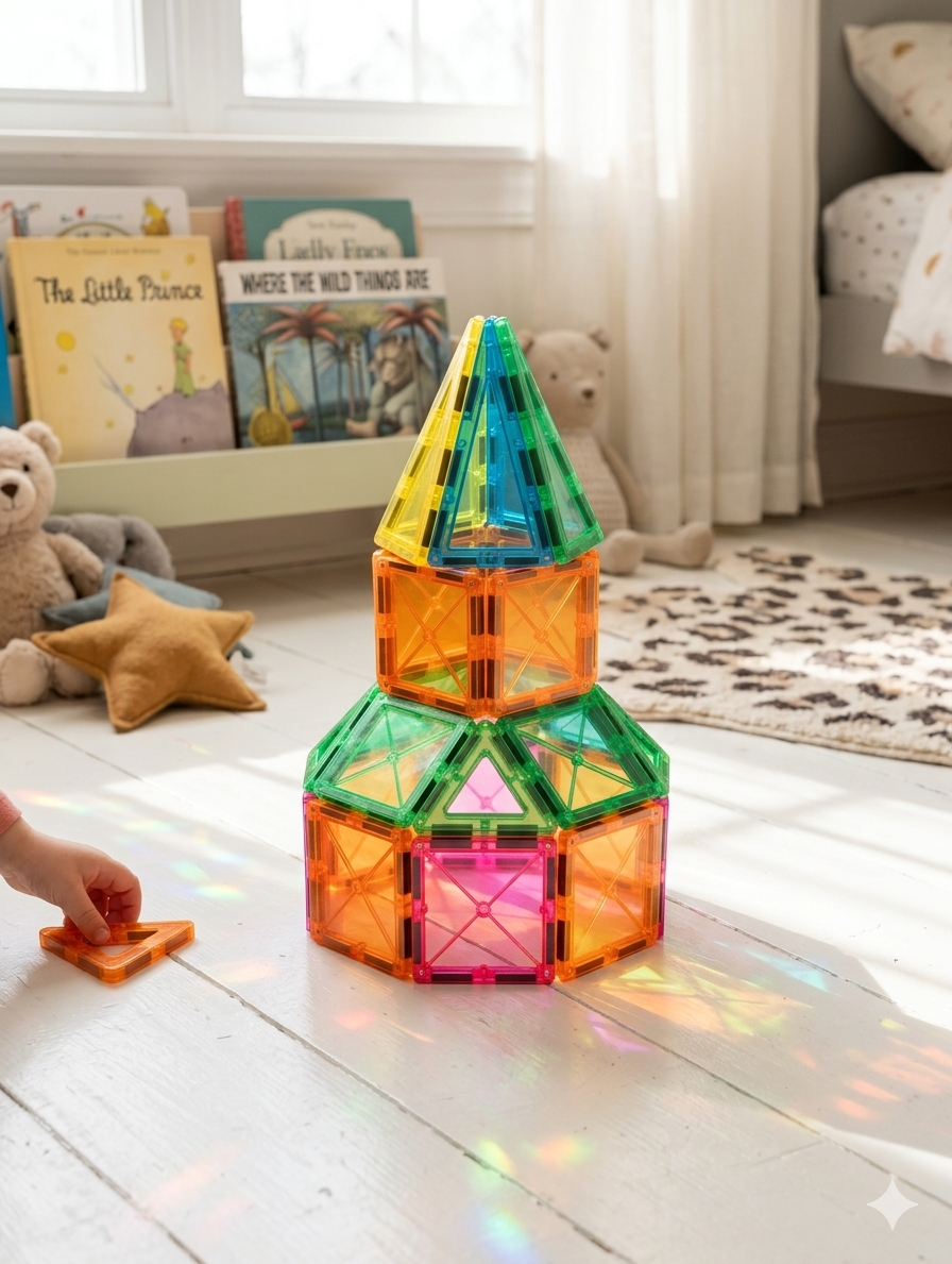 Magnetic Tiles (16 pieces)