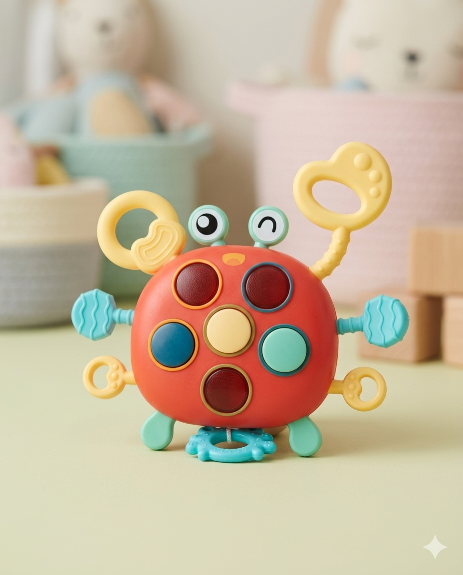Montessori Crab Pulling Toy