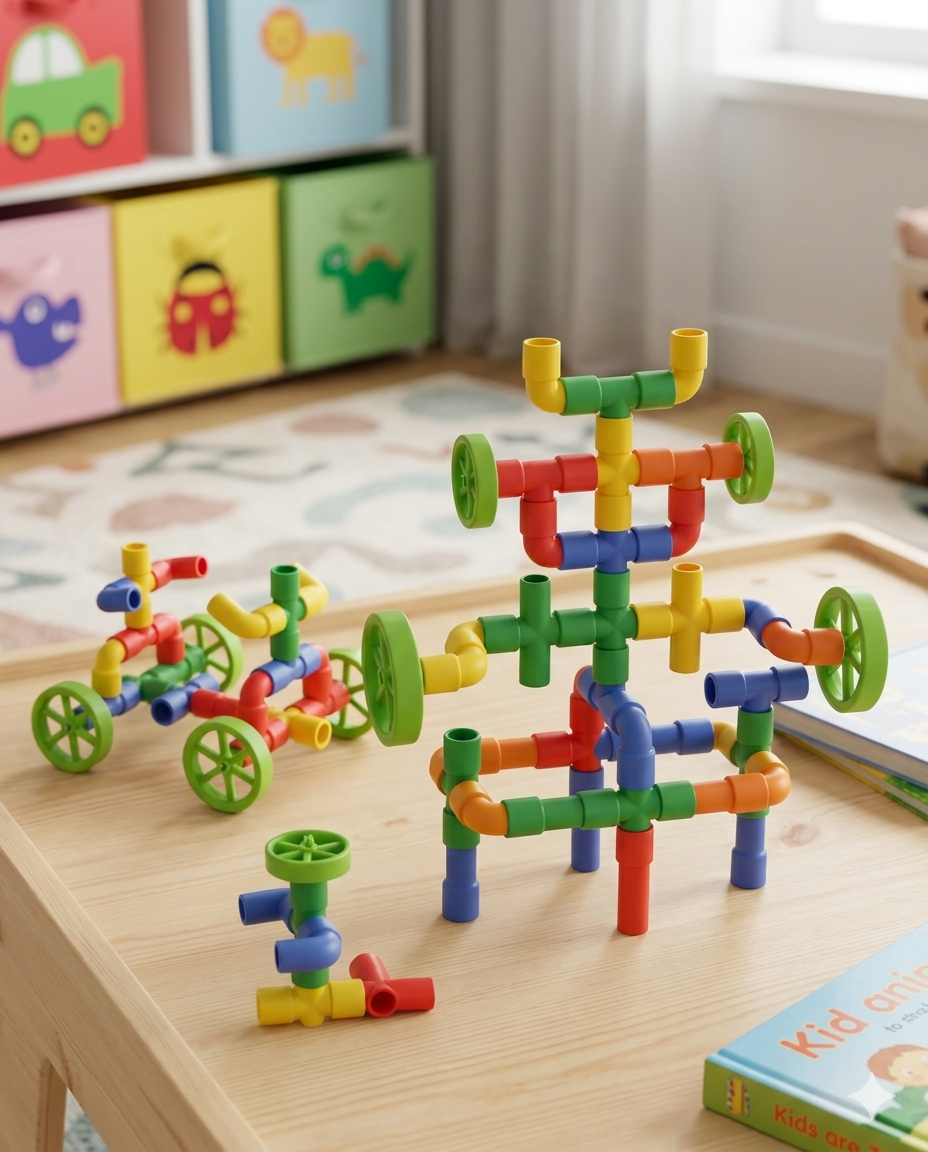Pipe Building Blocks Set
