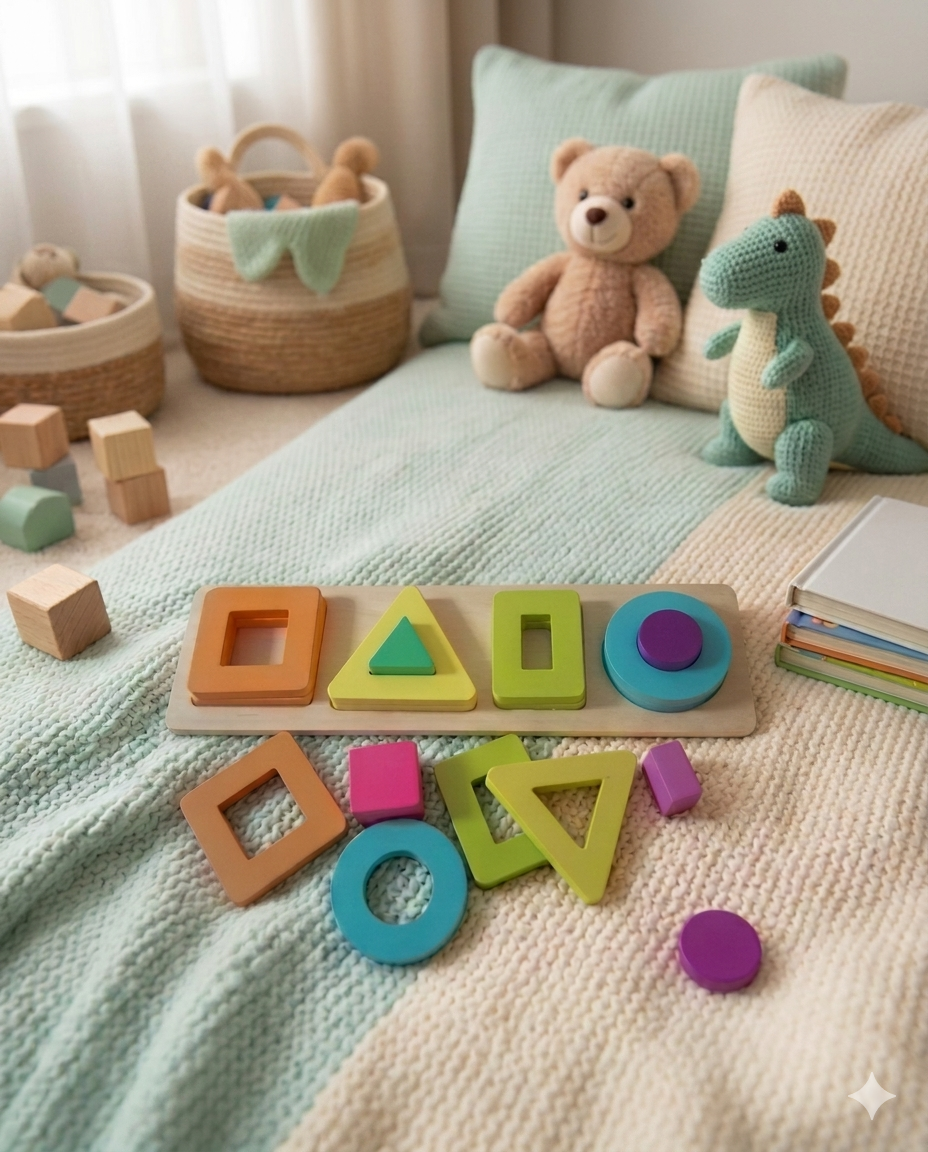 Shapes Sorting & Stacking Puzzle